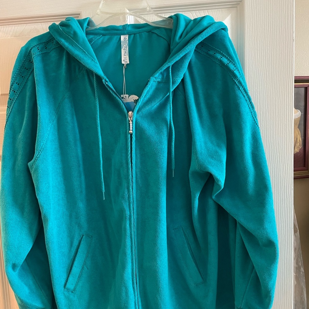 Beautiful French terry jacket. Size 1X